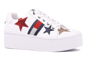 Bílé tenisky Tommy Jeans Icon Sparkle Sneaker