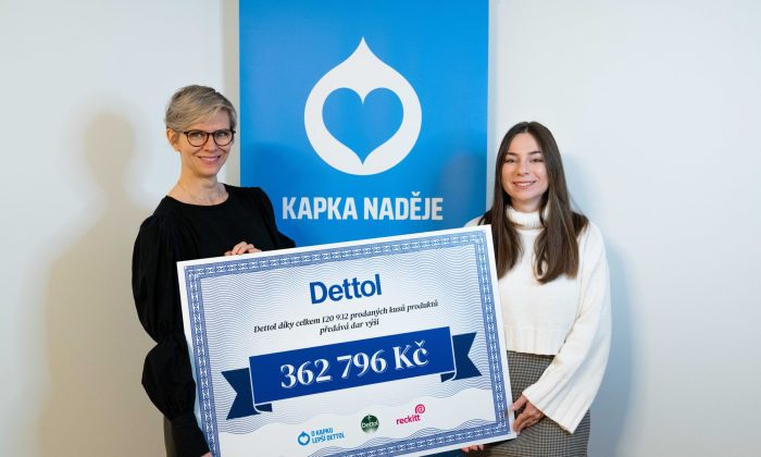 Kapka Naděje a dettol