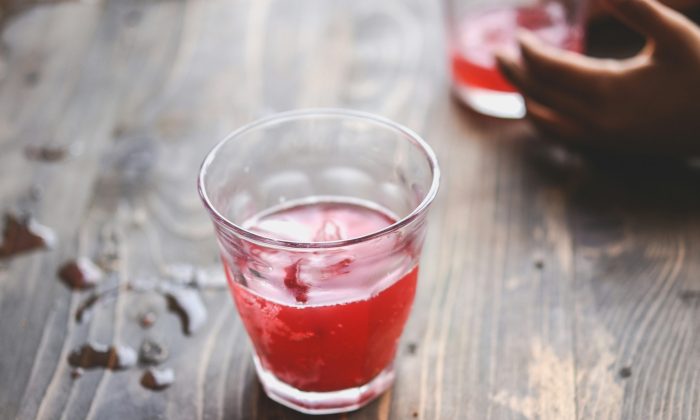 Malinová kombucha